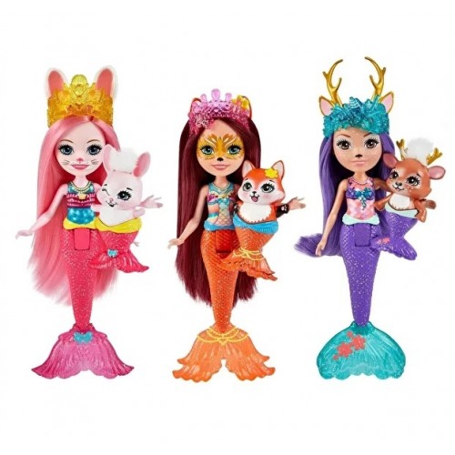 Enchantimals Görkemli Okyanus Krallığı Deniz Kızı Bebekler HCF87